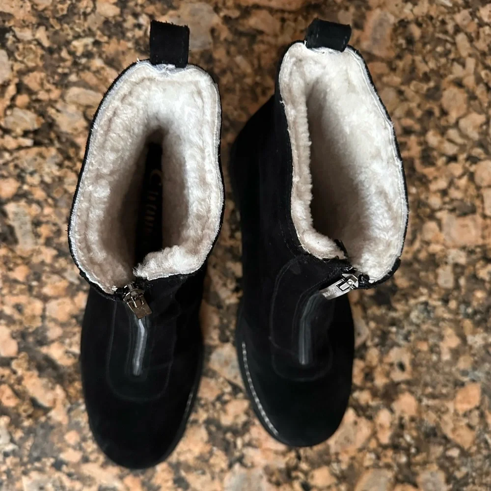 La Canadienne Delta Genuine Shearling Lined City Dry™ Waterproof Bootie (Women)
